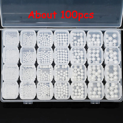 Mix Zircon Rhinestone Nail Charms 100pc