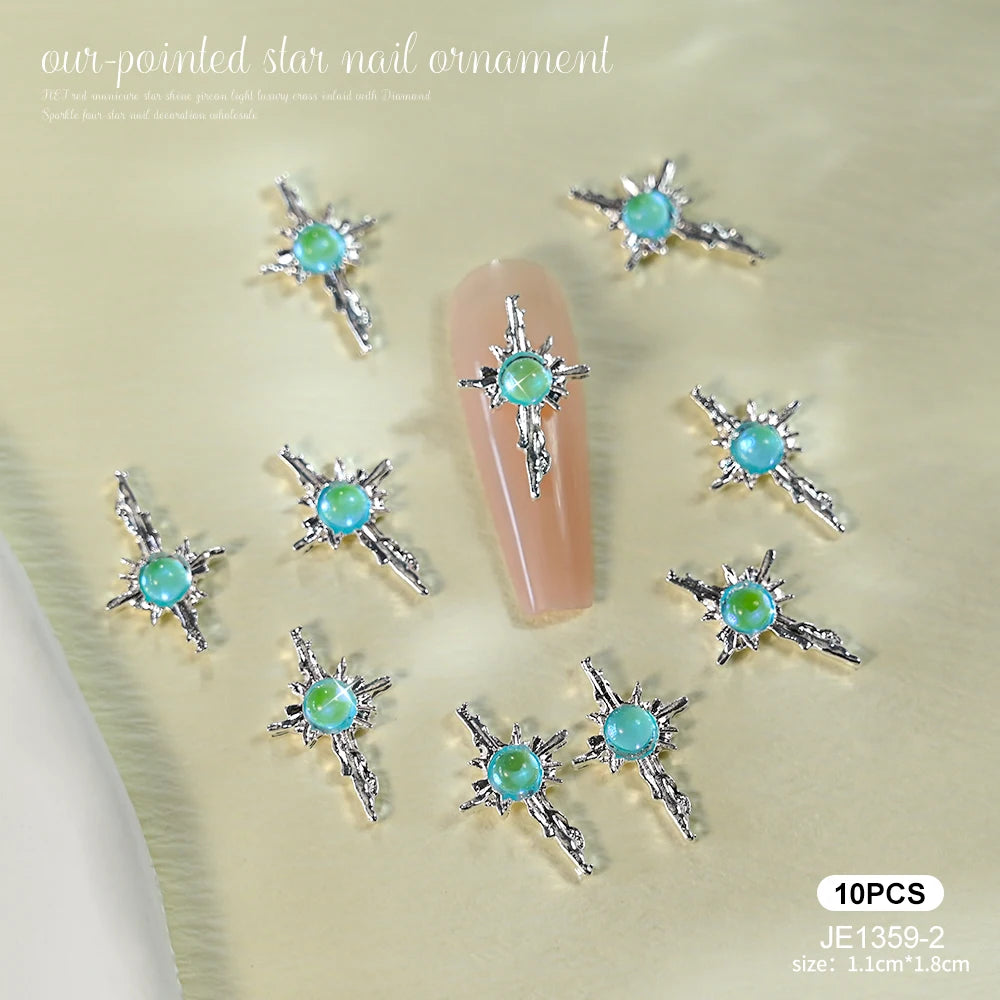 Zircon Pearl Luxury Nail Charms
