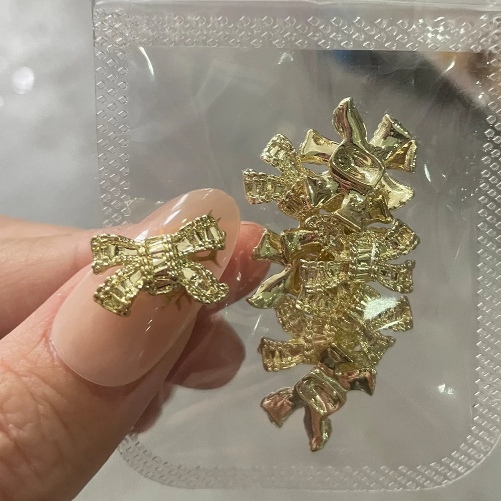 Crystal Alloy French Court Nail Charms