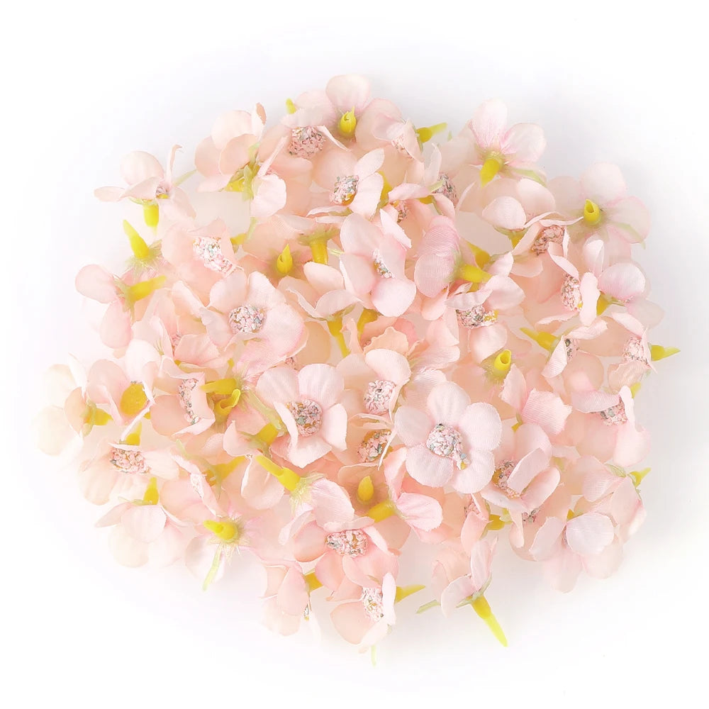 Mini Silk Rose Heads Decor 50pc