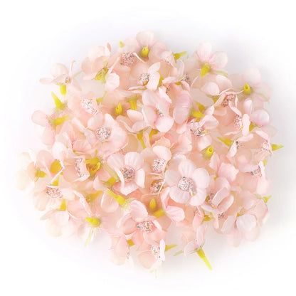 Mini Silk Rose Heads Decor 50pc
