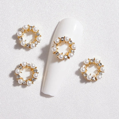 Crystal Alloy French Court Nail Charms
