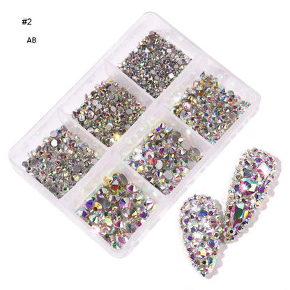 6mm Light Pink Heart Rhinestone 3D Nail Art Charms 50Pcs Flat-Back Crystal Manicure Accessory DIY Love Gems Stone Nail Decor*YK9