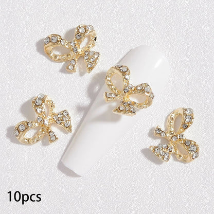 Zircon Pearl Luxury Nail Charms