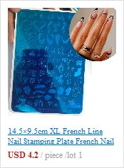 Aurora Glass Ice Cube Nail Foil Stickers 11pc