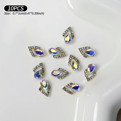 Zircon Pearl Luxury Nail Charms