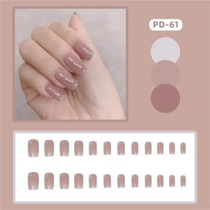 Ocean Star Moon Blue Press-On Nails