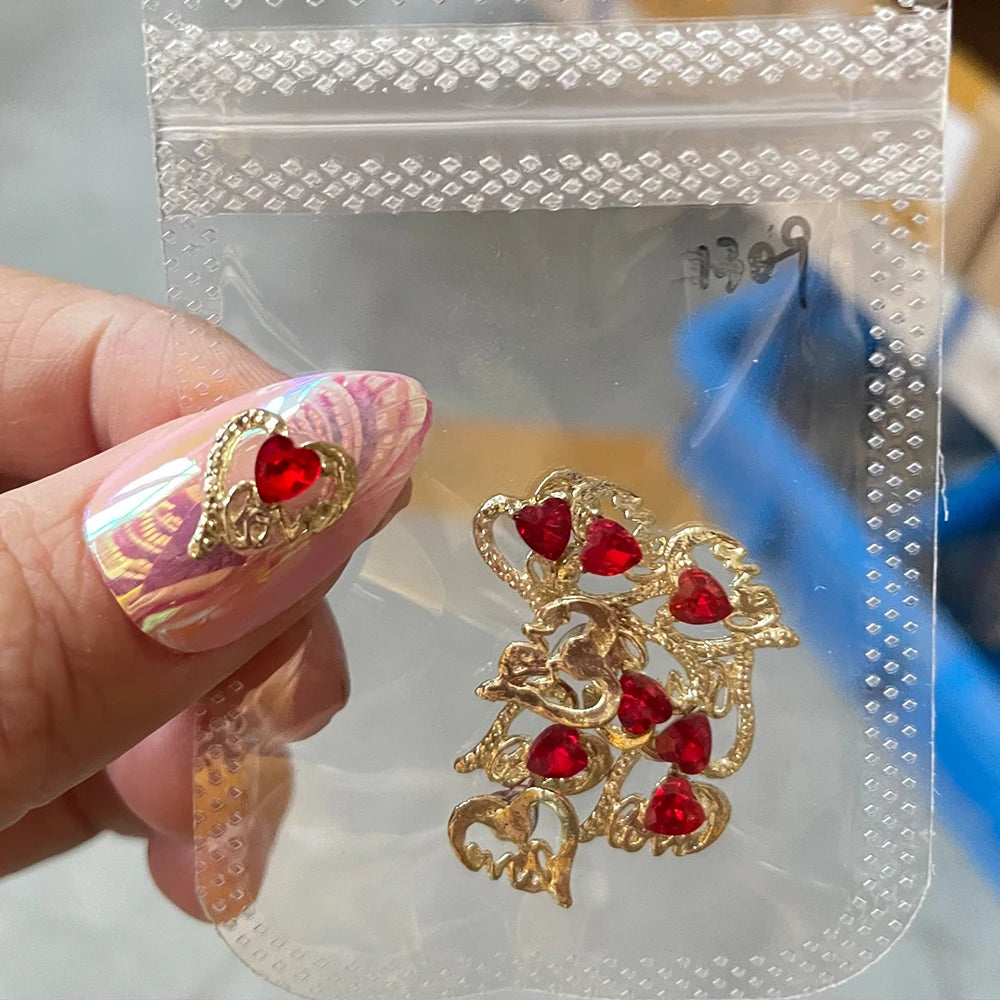 Crystal Alloy French Court Nail Charms