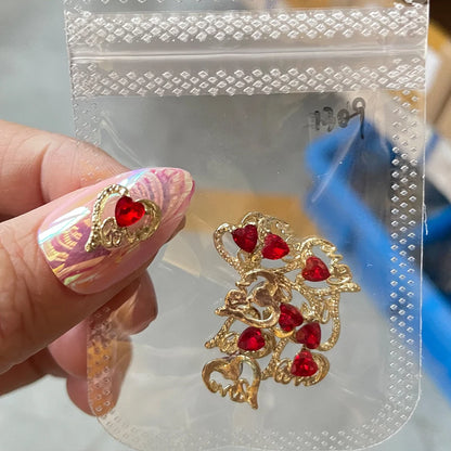 Crystal Alloy French Court Nail Charms