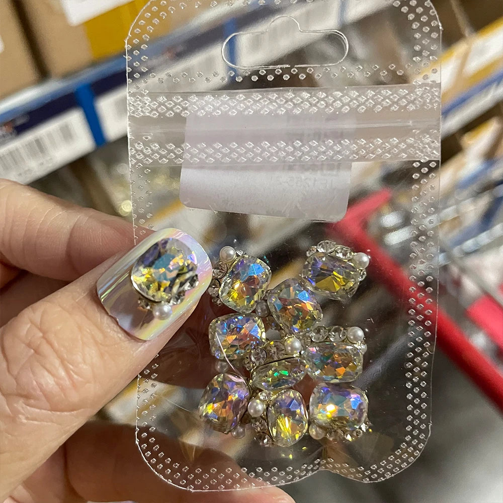 Crystal Alloy French Court Nail Charms