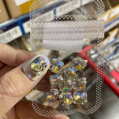 Crystal Alloy French Court Nail Charms