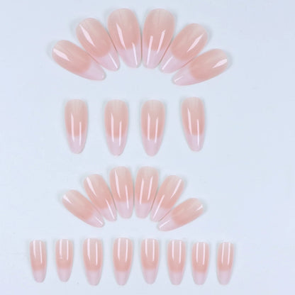 Pink Bow Almond Press-On Nails