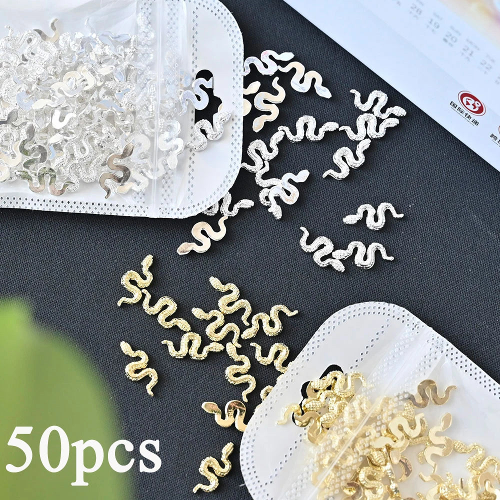 Mixed Crystal Rhinestone Nail Charms 50pc