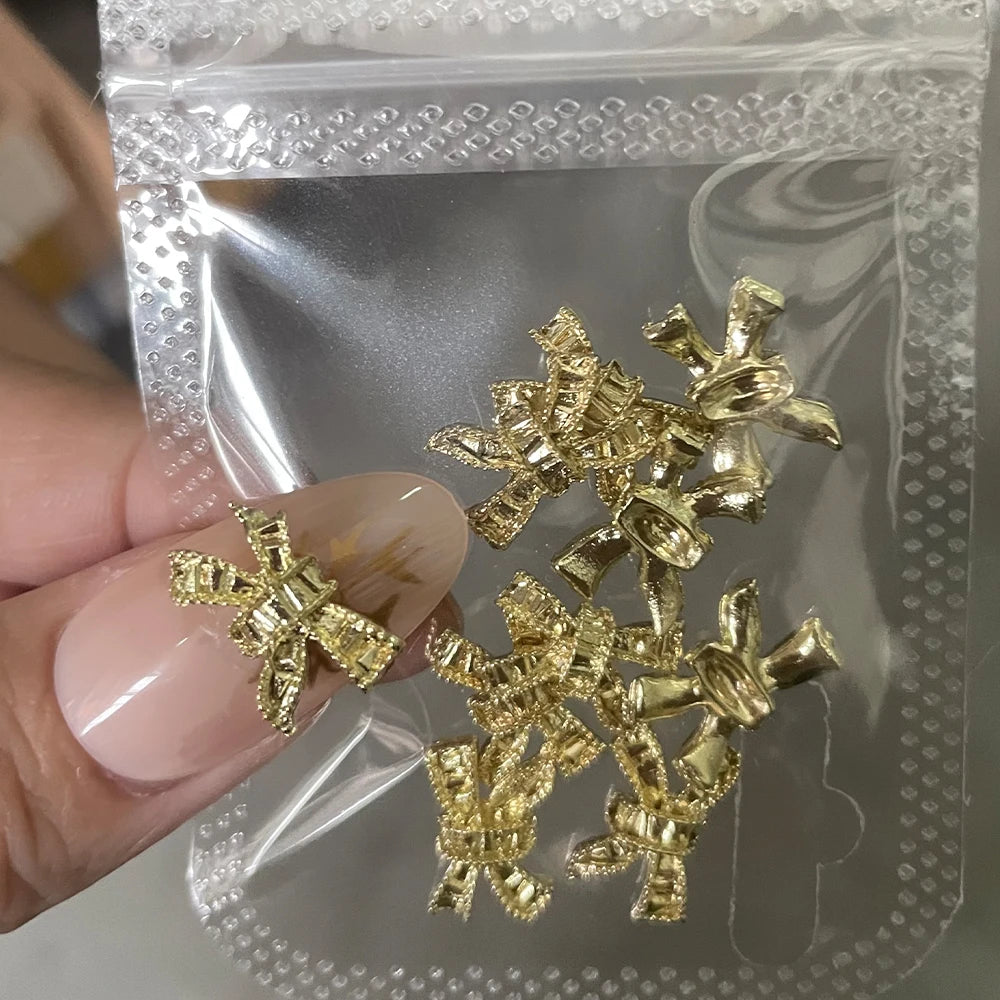 Crystal Alloy French Court Nail Charms