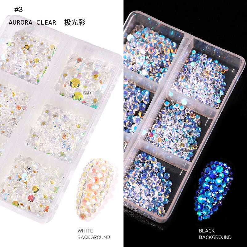 6mm Light Pink Heart Rhinestone 3D Nail Art Charms 50Pcs Flat-Back Crystal Manicure Accessory DIY Love Gems Stone Nail Decor*YK9