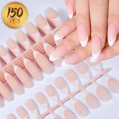 Light Pink Square Press-On Nails 100pc