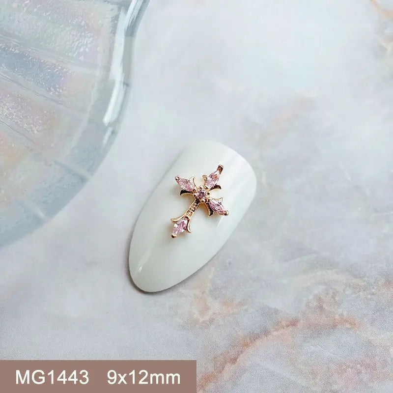 Summer Fruit Zircon Nail Charms 10pc
