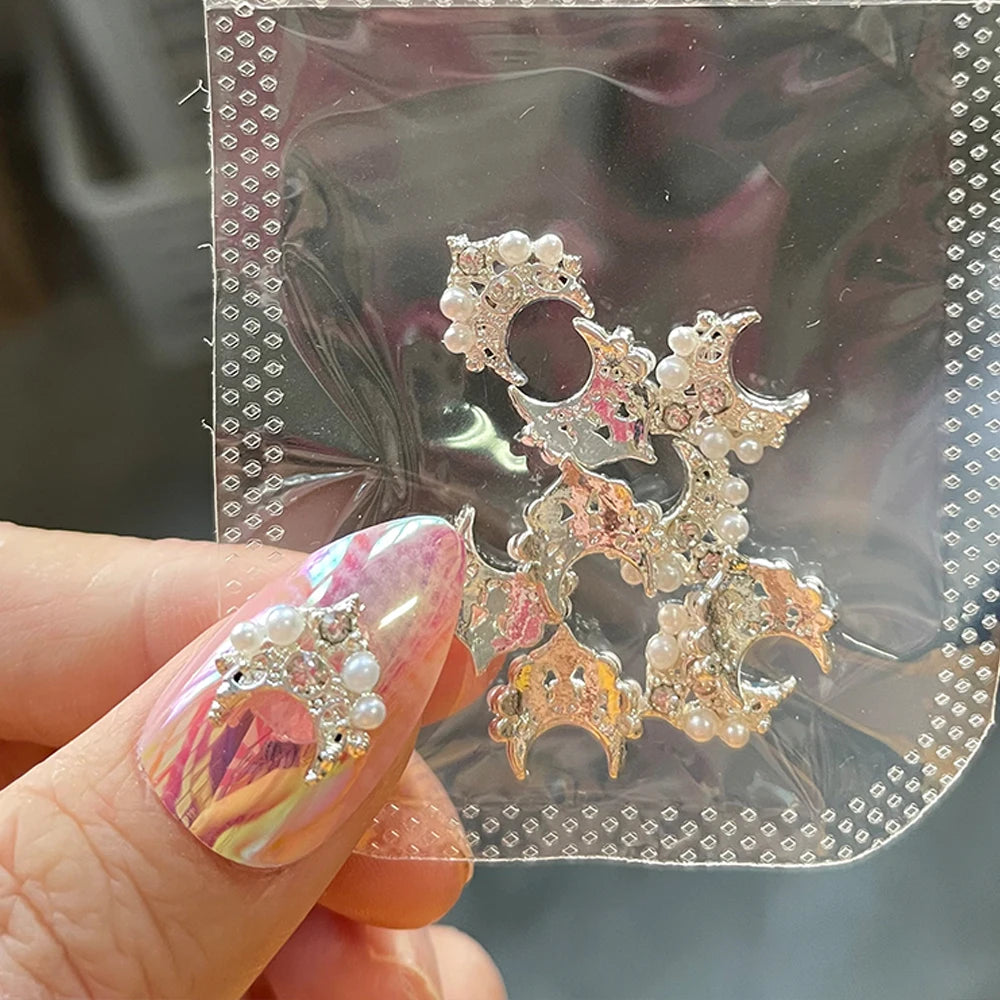Crystal Alloy French Court Nail Charms