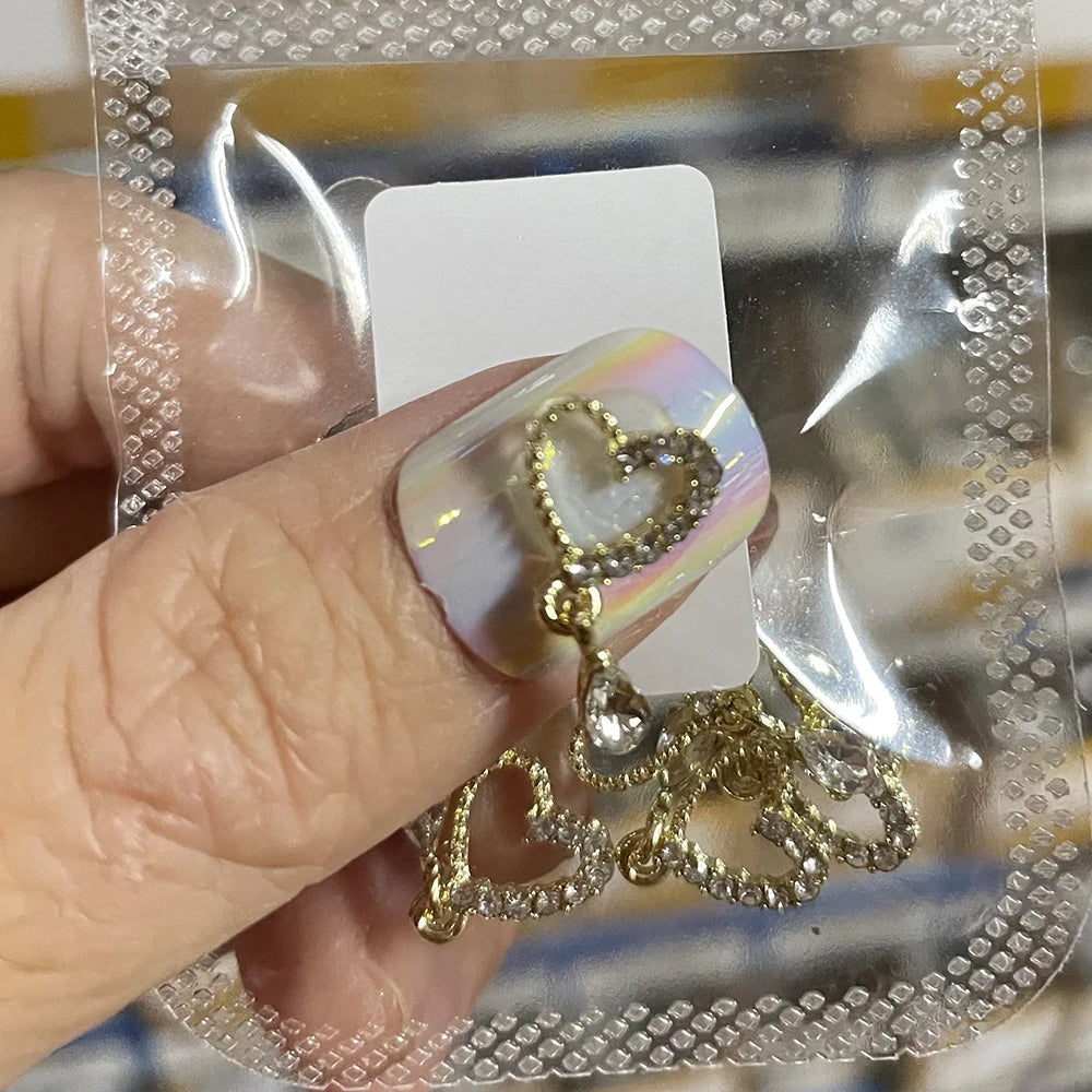 Crystal Alloy French Court Nail Charms