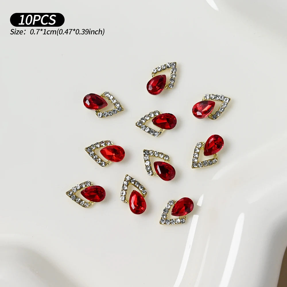 Zircon Pearl Luxury Nail Charms