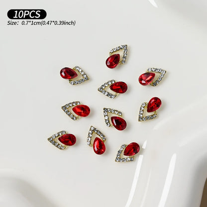 Zircon Pearl Luxury Nail Charms
