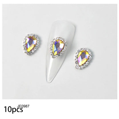Zircon Pearl Luxury Nail Charms