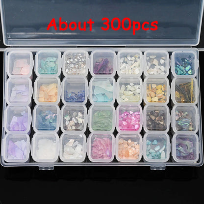 Mix Zircon Rhinestone Nail Charms 100pc