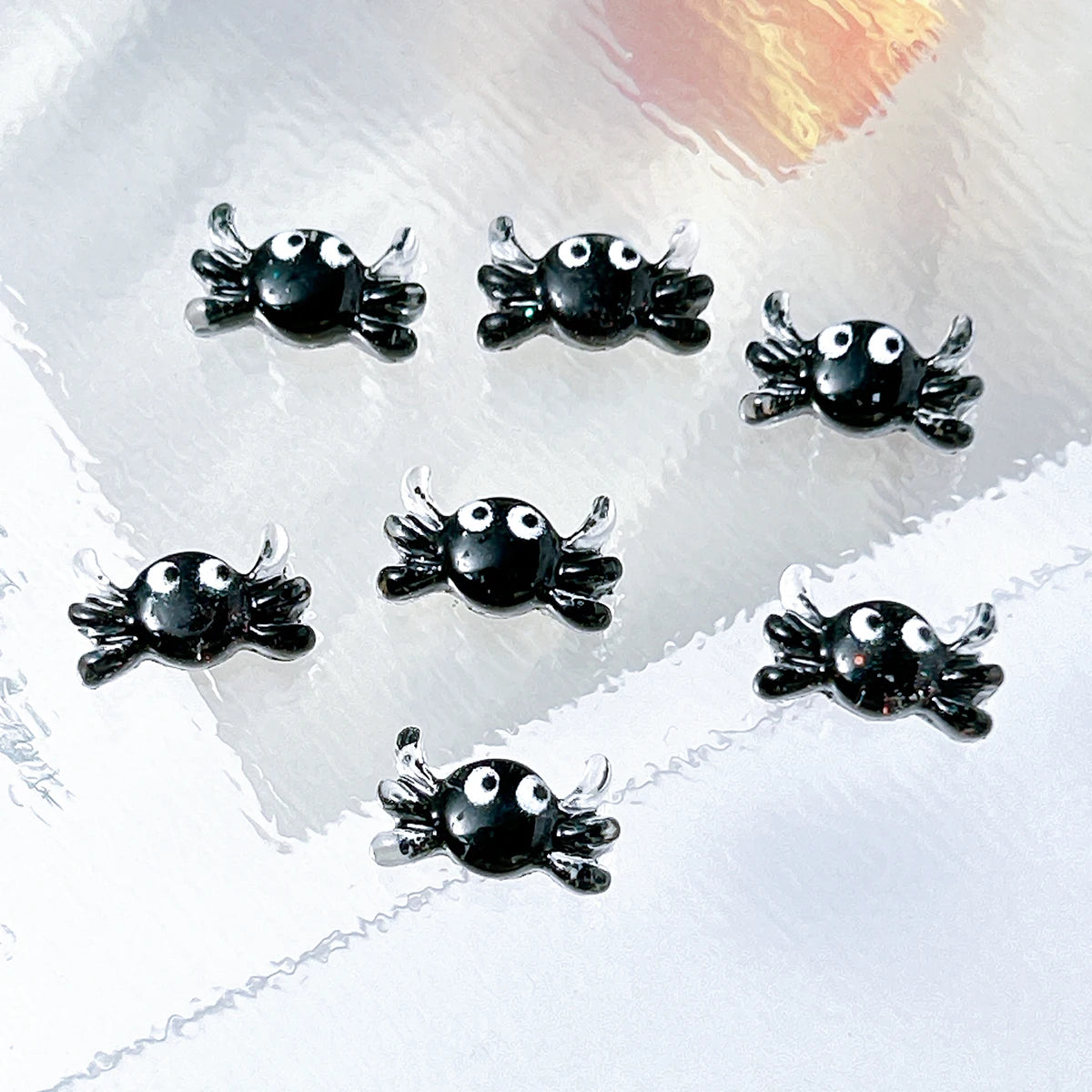 Cartoon Spider Cat Ghost Nail Charms 30pc