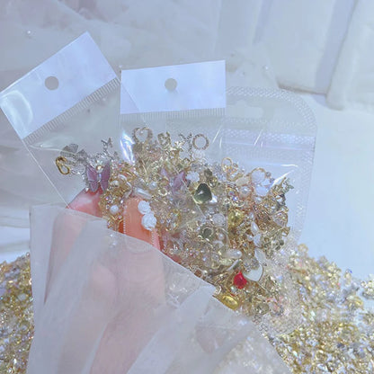 Mix Zircon Rhinestone Nail Charms 100pc