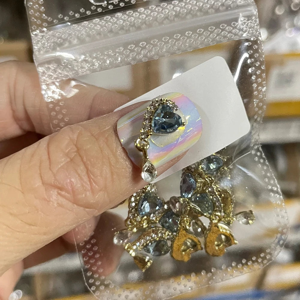 Crystal Alloy French Court Nail Charms