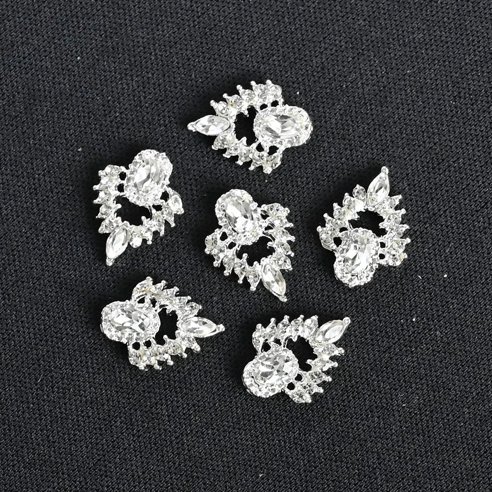 Crystal Alloy French Court Nail Charms
