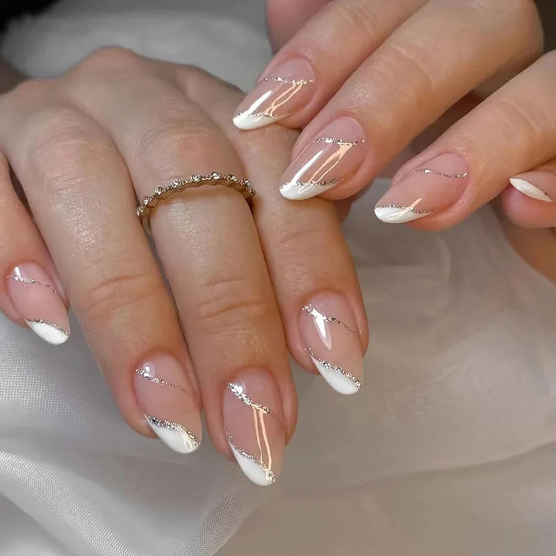 Wine Red Almond Press-On Nails