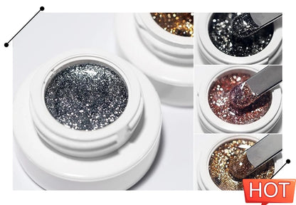 Semi Cured Wraps Fast Gel Nail Sticker Soild Nail Gel Wraps Adhesive Full Cover Gel Nail Decal UV Lamp Cured Manicure Decoration
