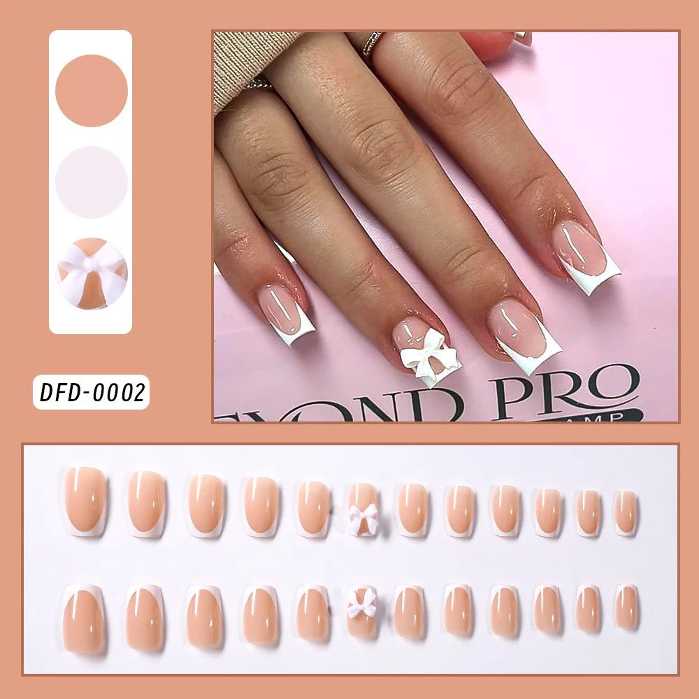 French Ballet Long Press-On Nails