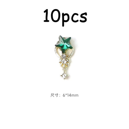 30/20/10PC Pink Ribbon Resin Bow Parts Nail Charms Mix-Style Bow Rhinestone Jewelry 8-12mm Y2K Accessory for DIY Manicure Decora