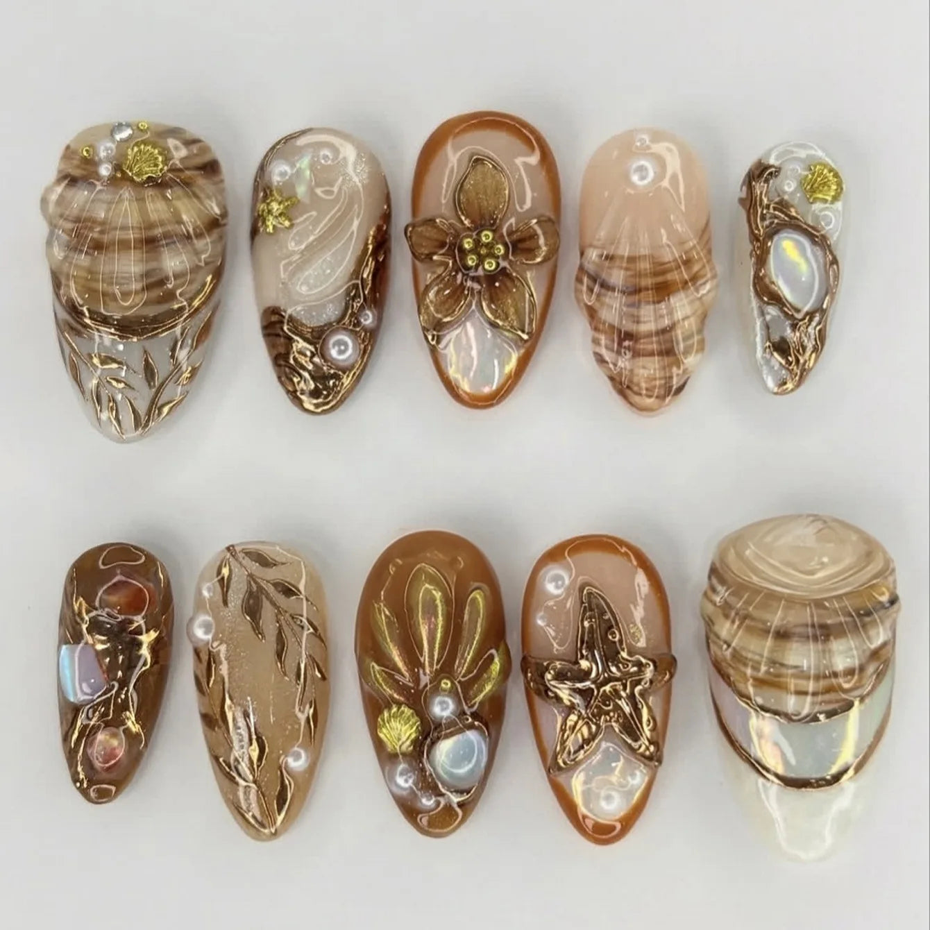 Pink Butterfly Ballet Press-On Nails