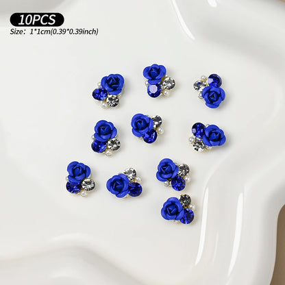 Zircon Pearl Luxury Nail Charms