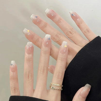 Black Bow Ballerina Press-On Nails