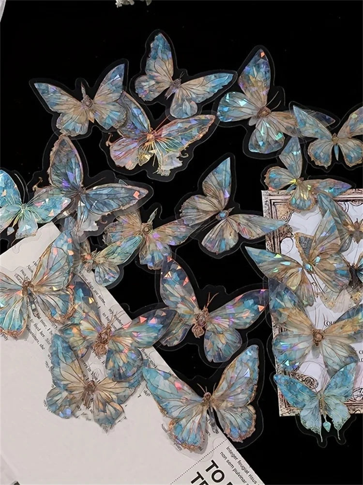 Butterfly Cut Stickers DIY Junk Journal 20pc