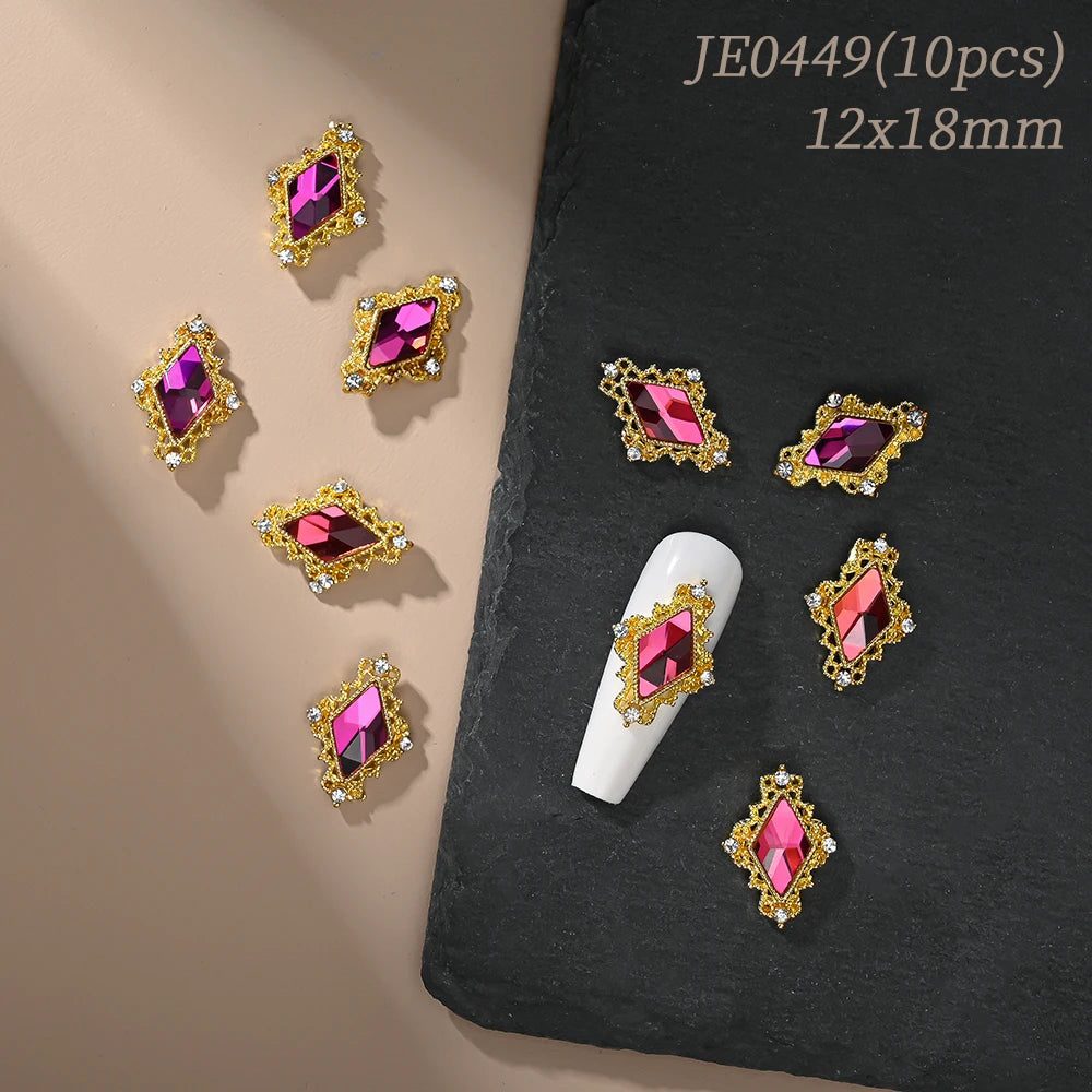 Zircon Pearl Luxury Nail Charms