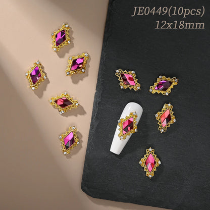 Zircon Pearl Luxury Nail Charms