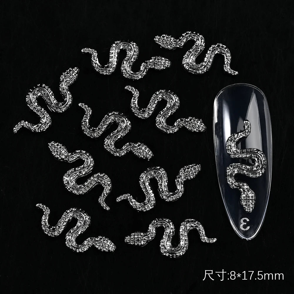 Crystal Alloy French Court Nail Charms