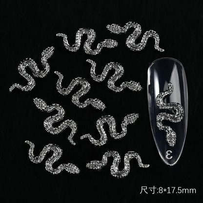 Crystal Alloy French Court Nail Charms