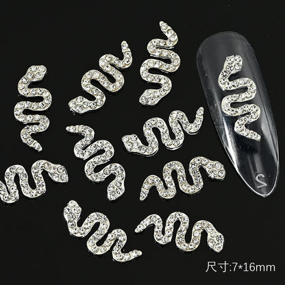 Crystal Alloy French Court Nail Charms