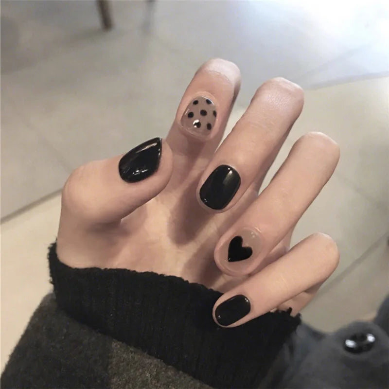 Ocean Star Moon Blue Press-On Nails