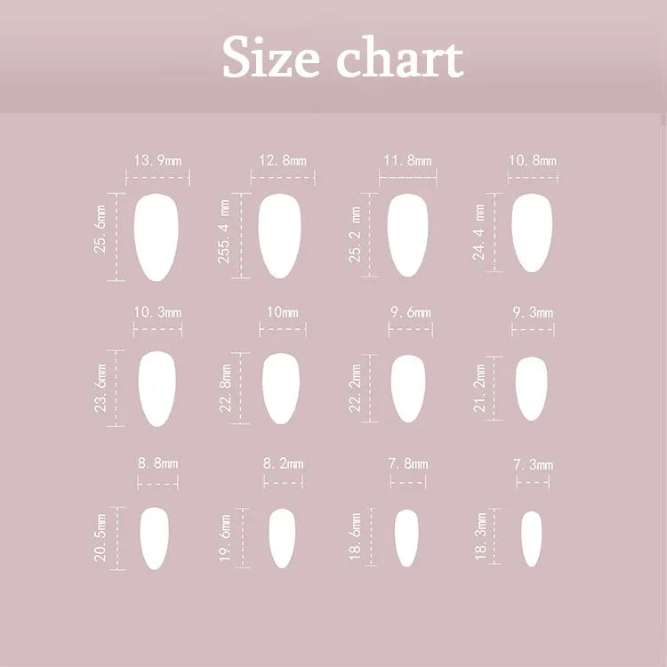 Rose Pink Glitter Almond Nails