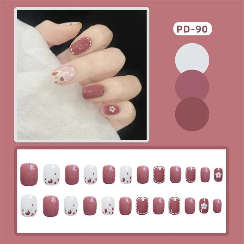 Ocean Star Moon Blue Press-On Nails