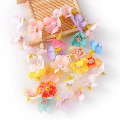 Mini Silk Rose Heads Decor 50pc