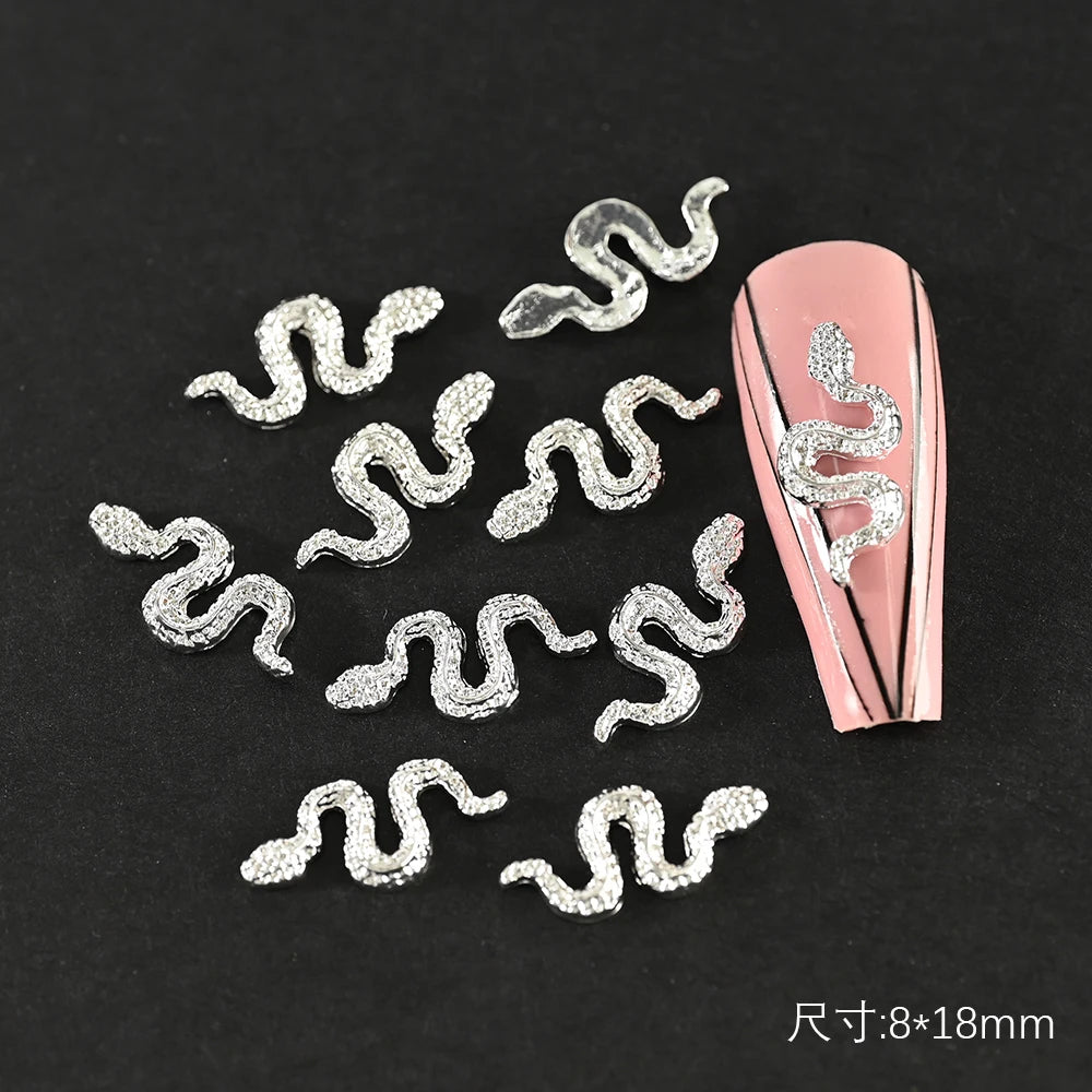Crystal Alloy French Court Nail Charms
