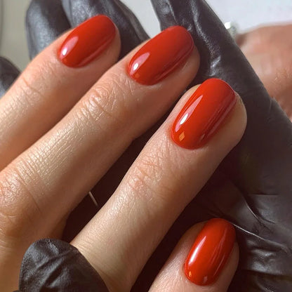 Butterfly Camellia Pearl Press-On Nails
